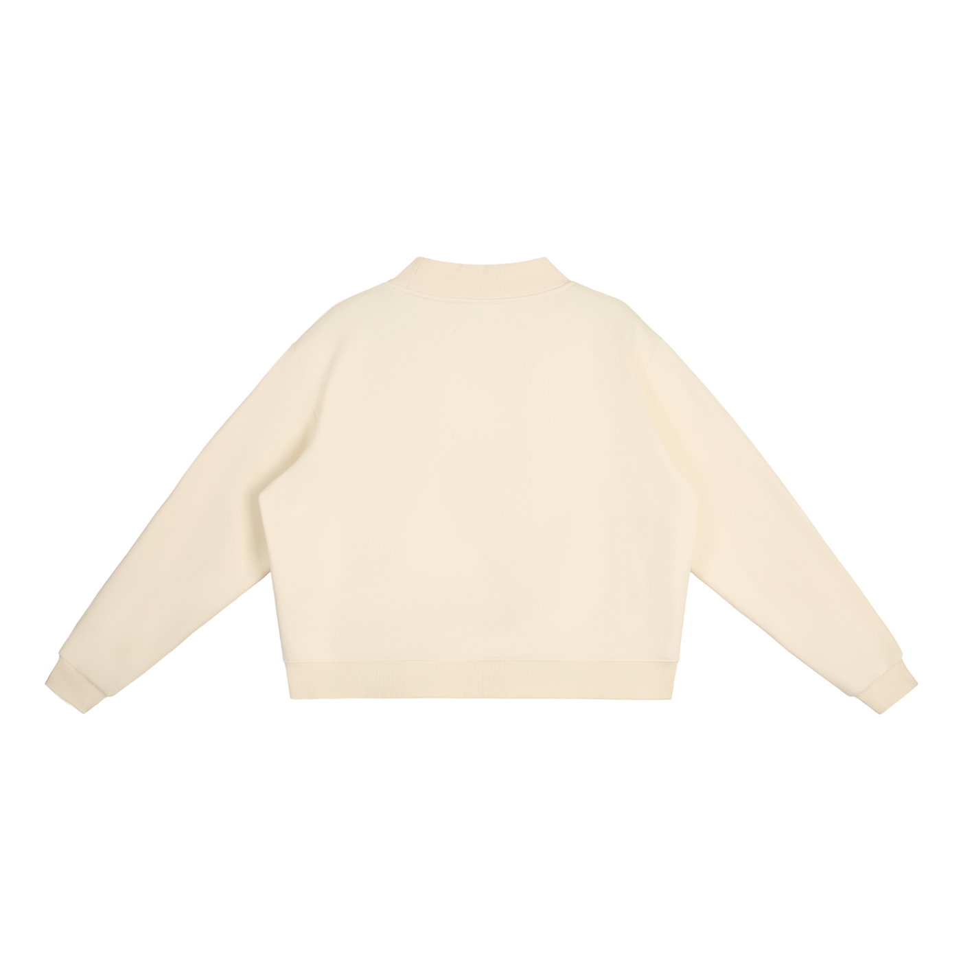 Essential Fleece Mock-Neck Sweatshirt