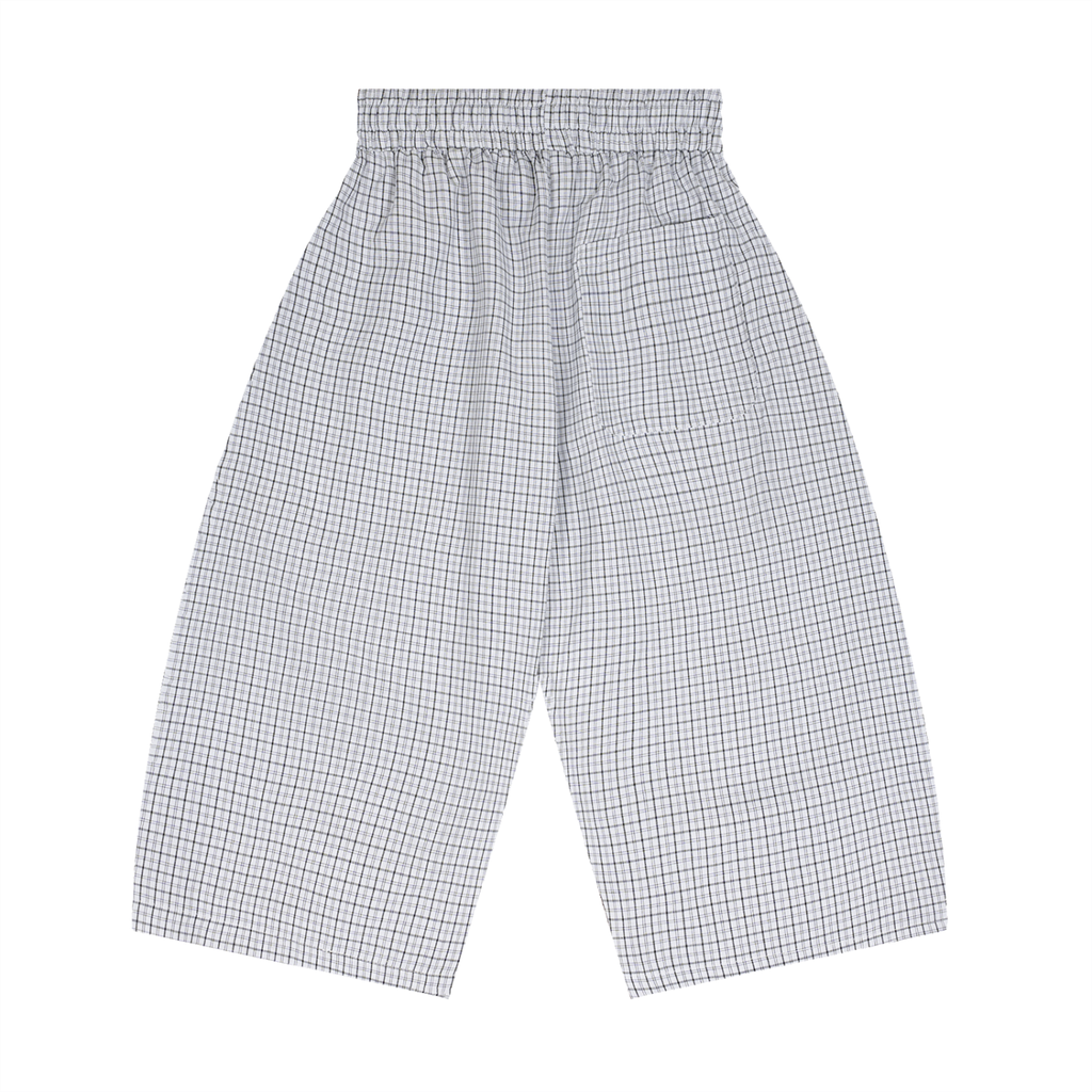 Plaid Loose Capri Shorts
