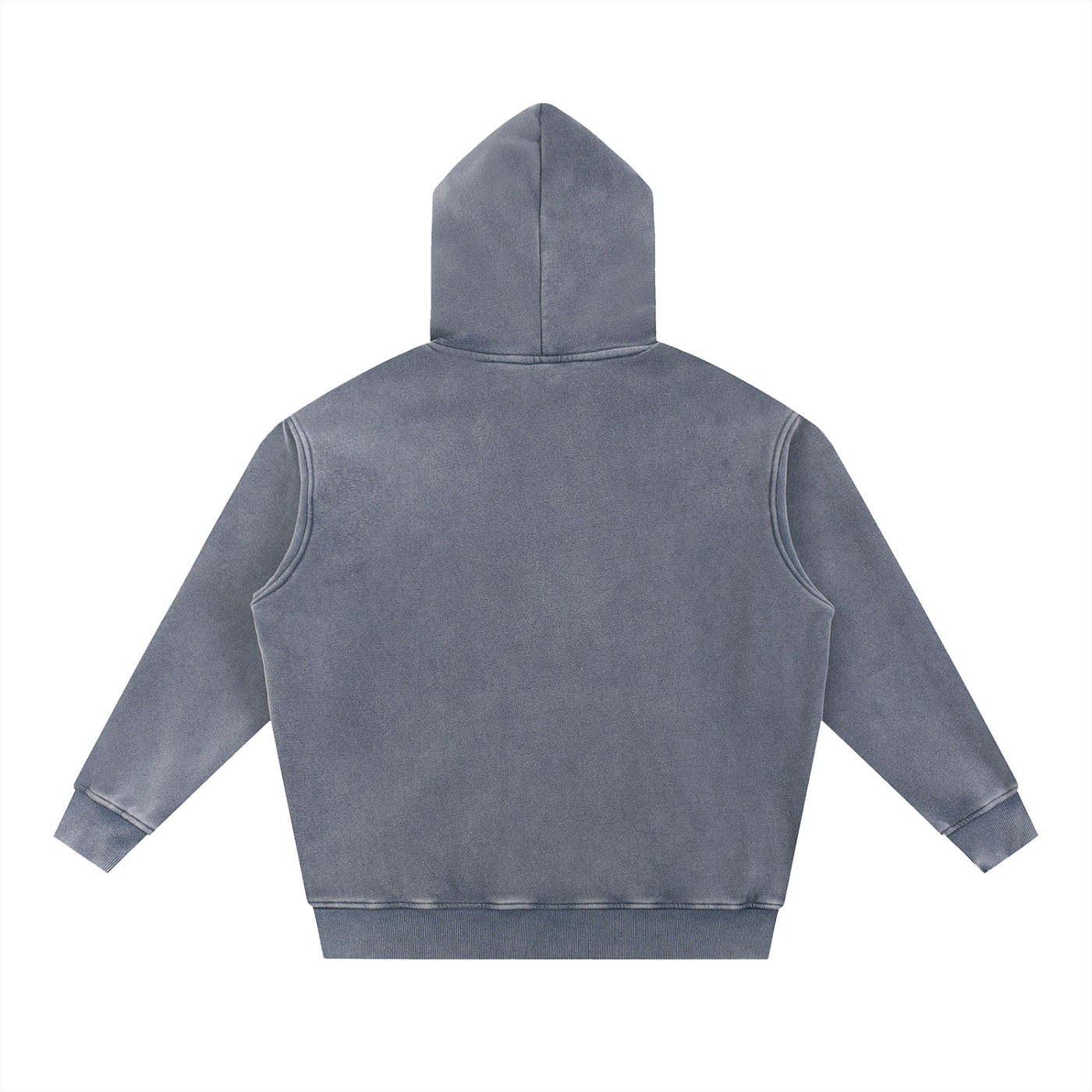 Snow Wash Oversize Fleece Hoodie