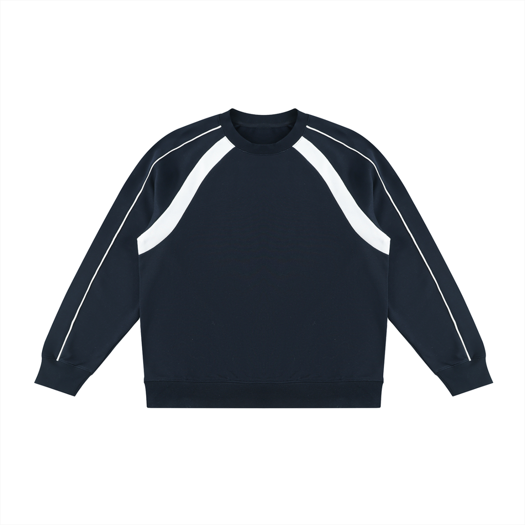 Color Block Crewneck Sweatshirt