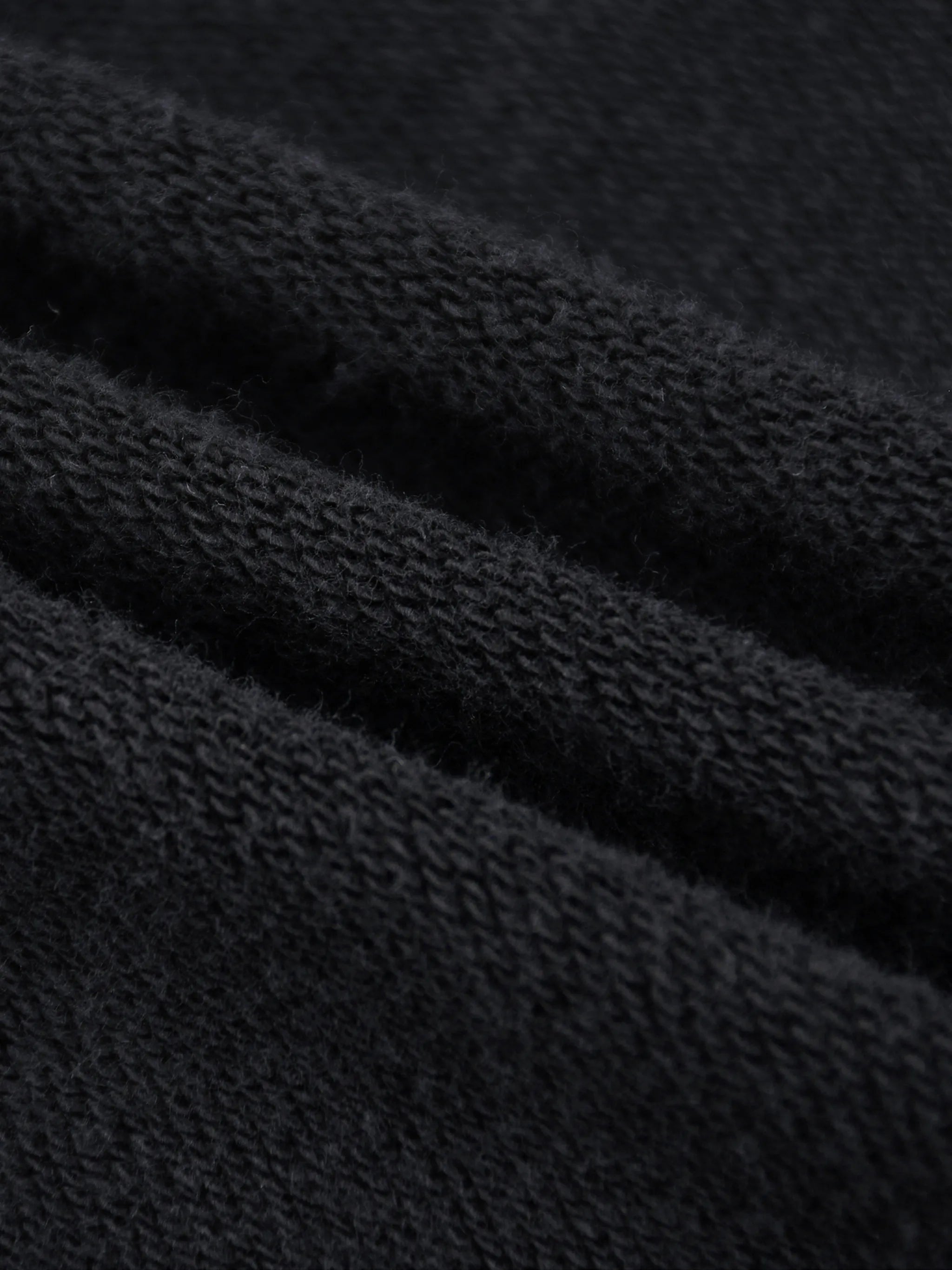 Snow Washed Tape Raw Edge Zip Hoodie