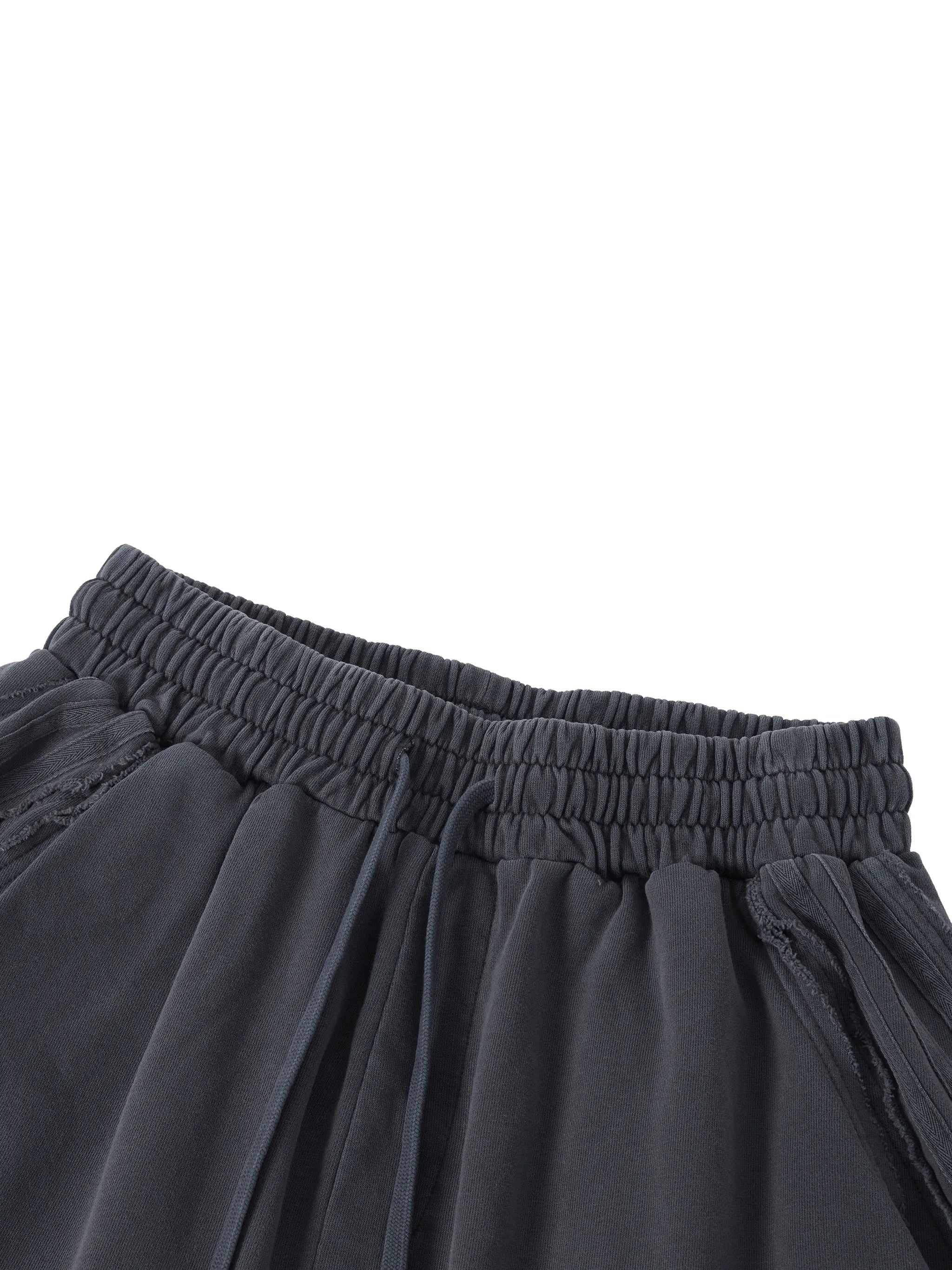 Vintage Wash Raw Edge Shorts