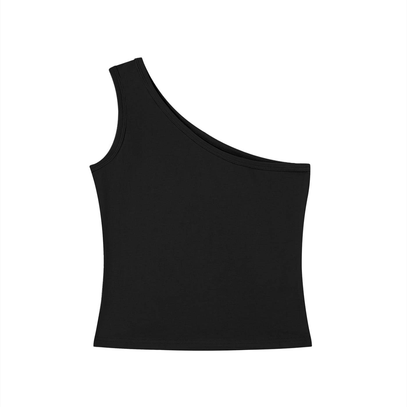 Women's One-Shoulder Crop Top