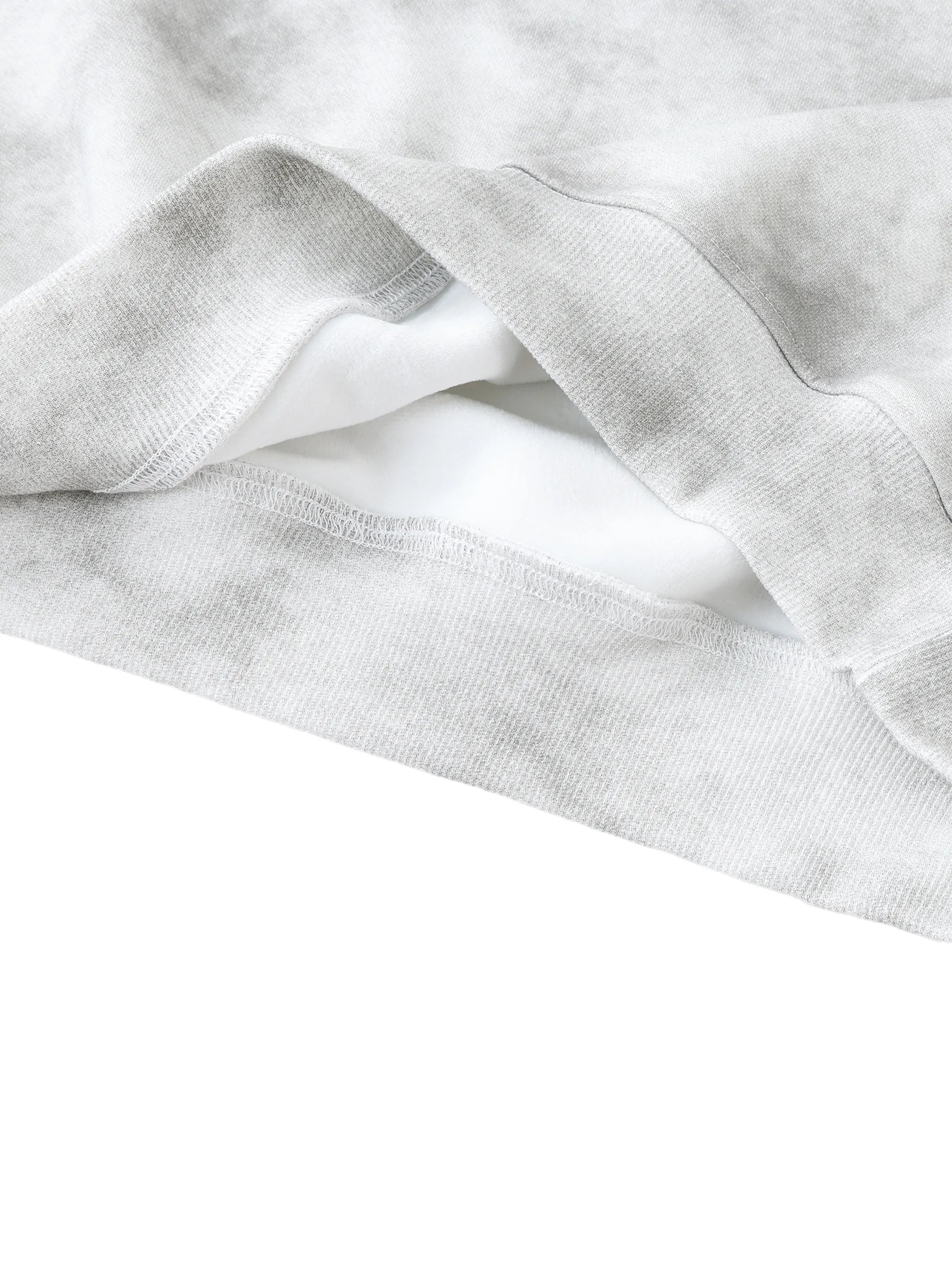 Snowy Boxy Fleeced Sweatshirt