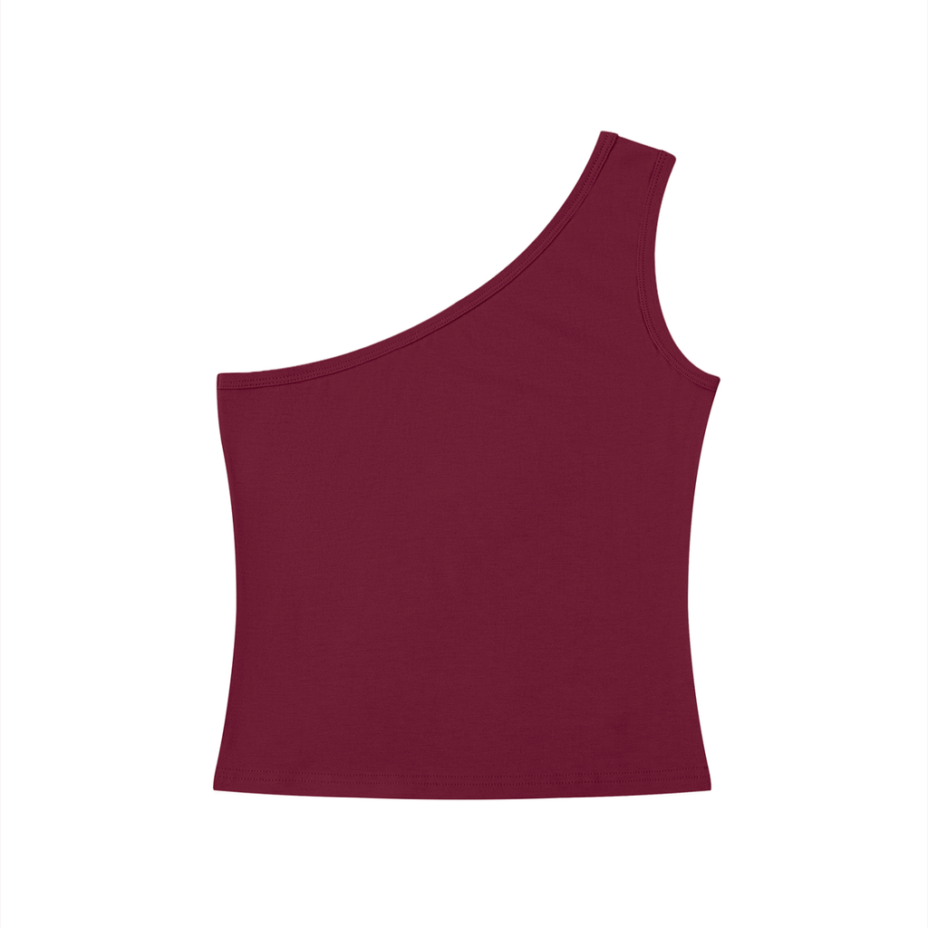Women's One-Shoulder Crop Top