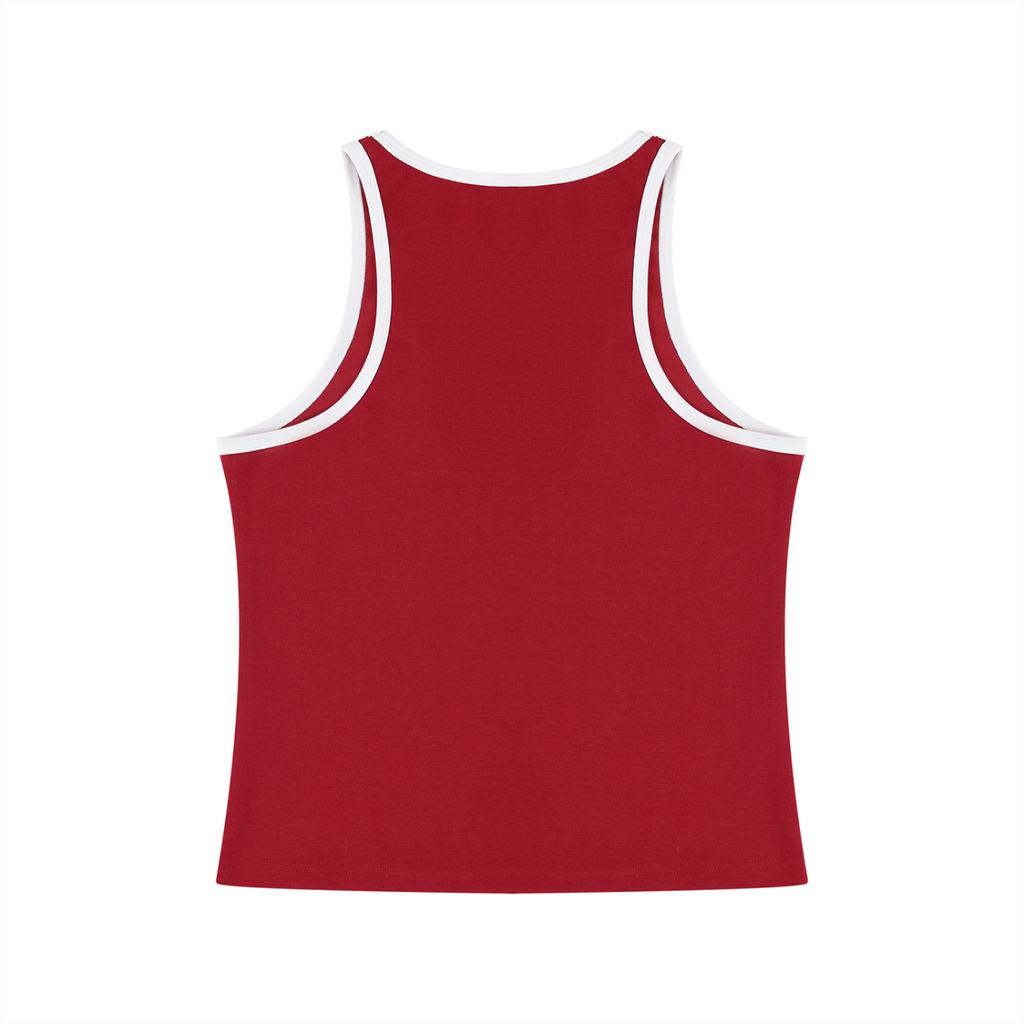 Women's Color Block Crop Top