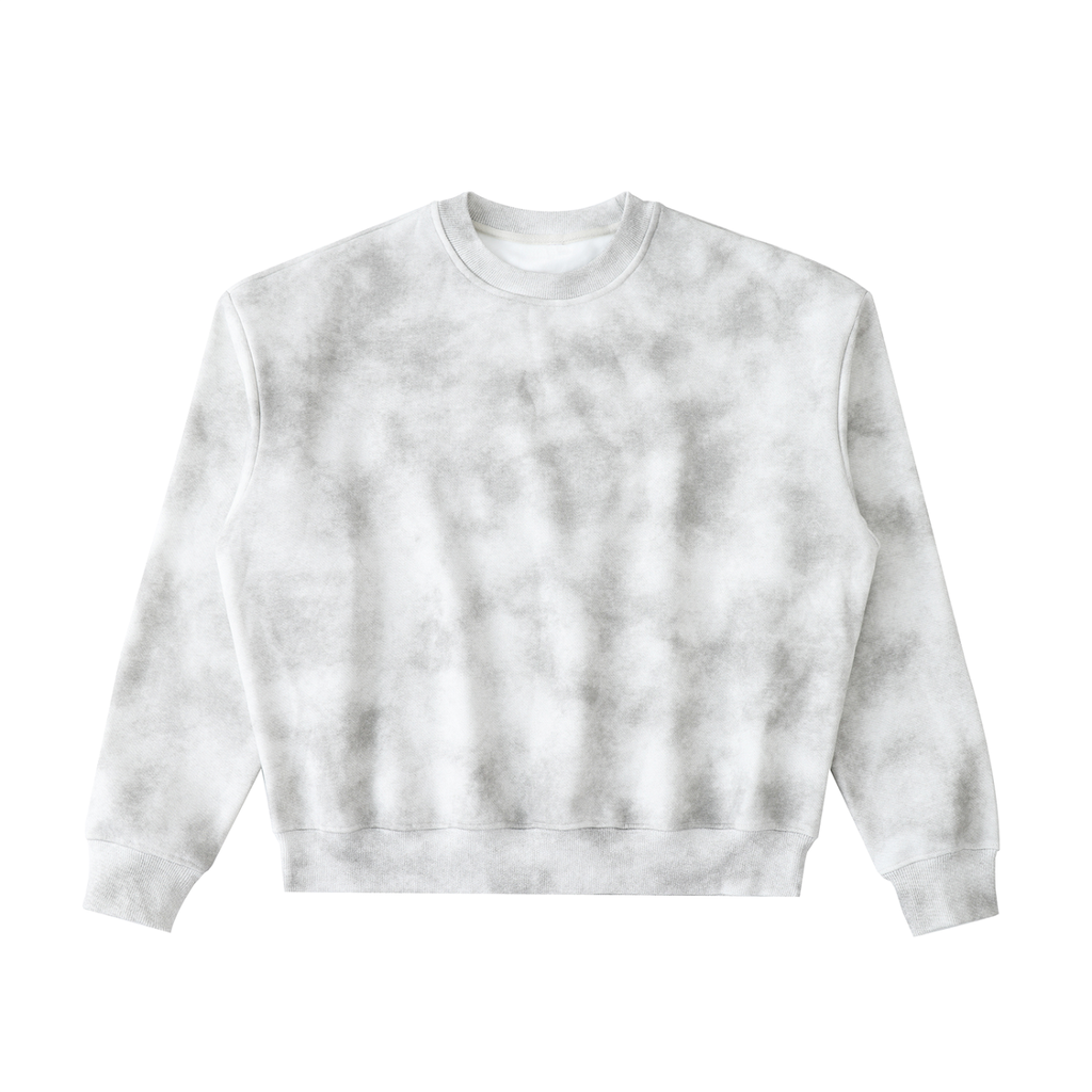 Snowy Boxy Fleeced Sweatshirt