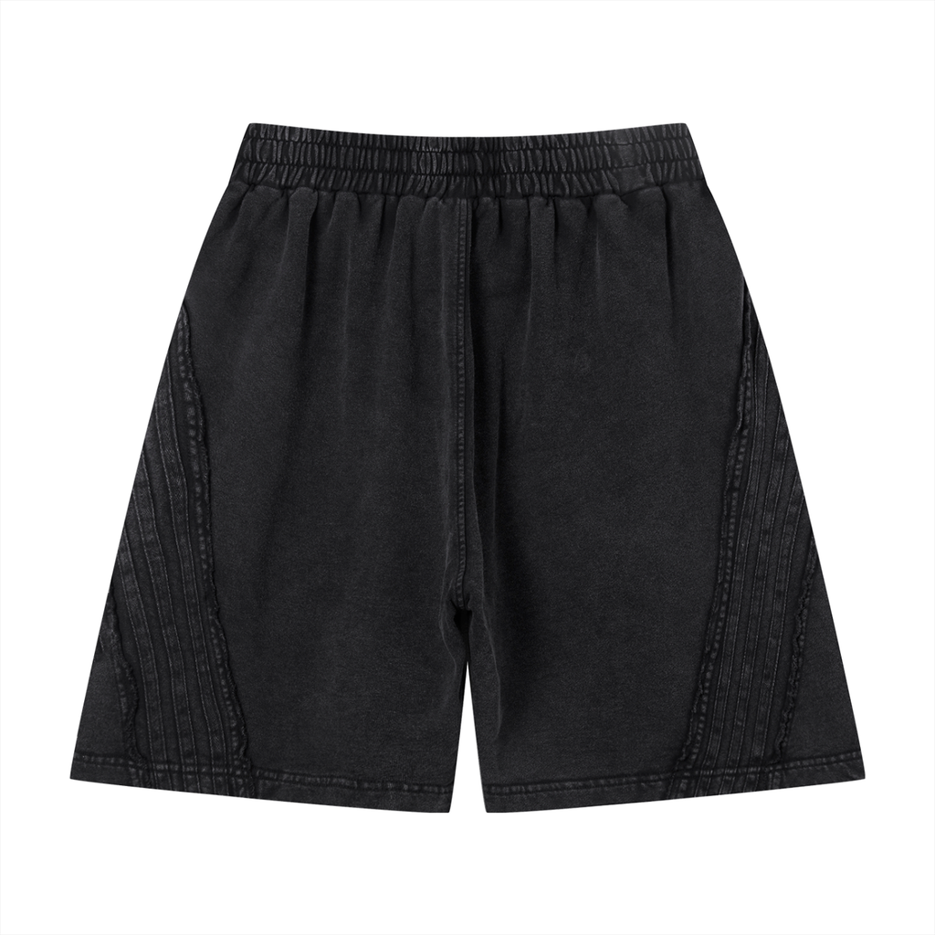 Vintage Wash Raw Edge Shorts