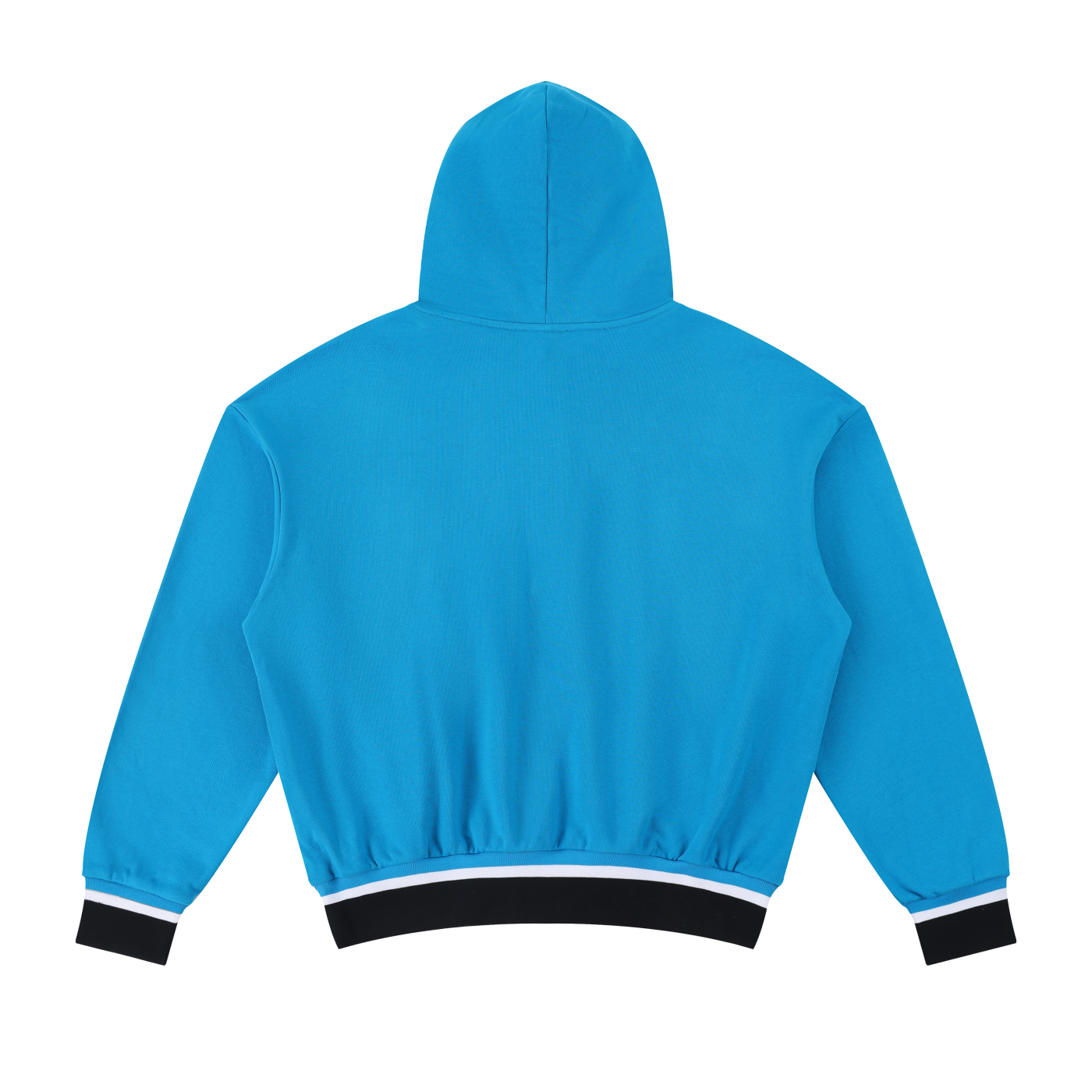 Color Block Boxy Cotton Hoodie