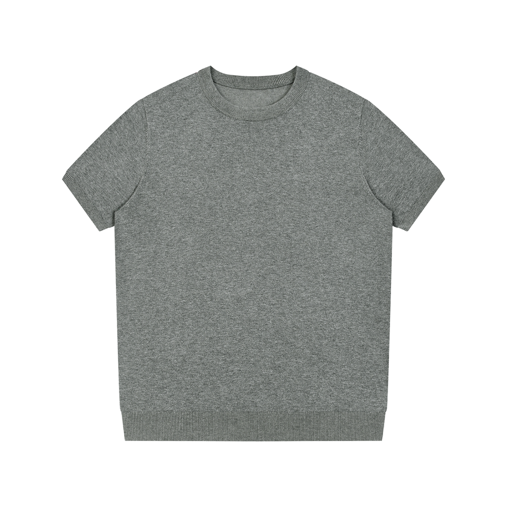 Crewneck Knit T-Shirt