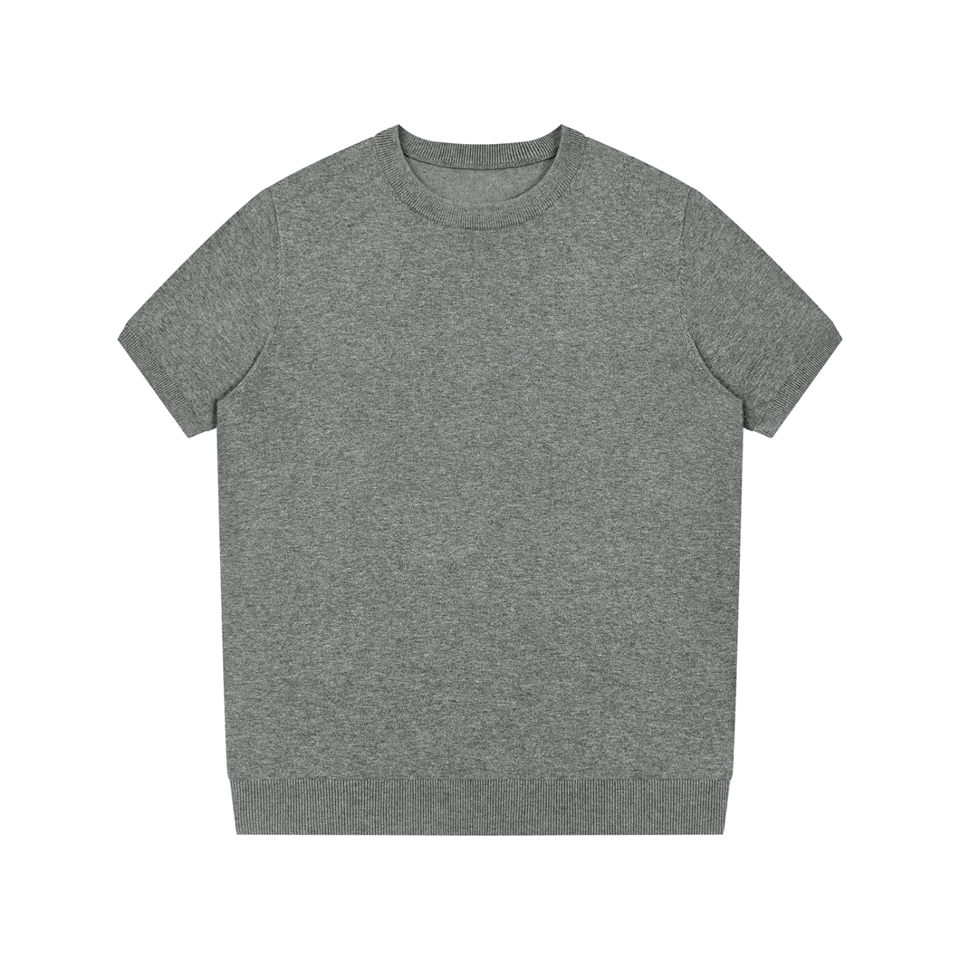 Crewneck Knit T-Shirt