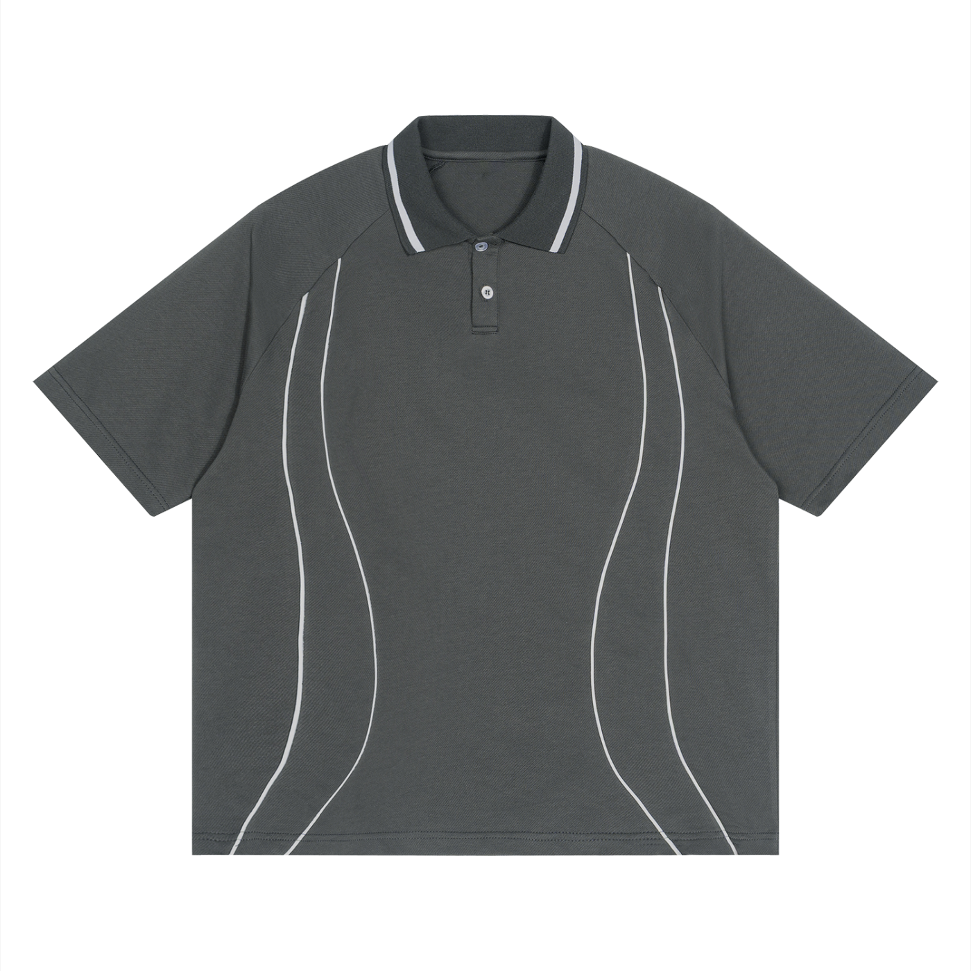 Raglan Piping Polo Shirt