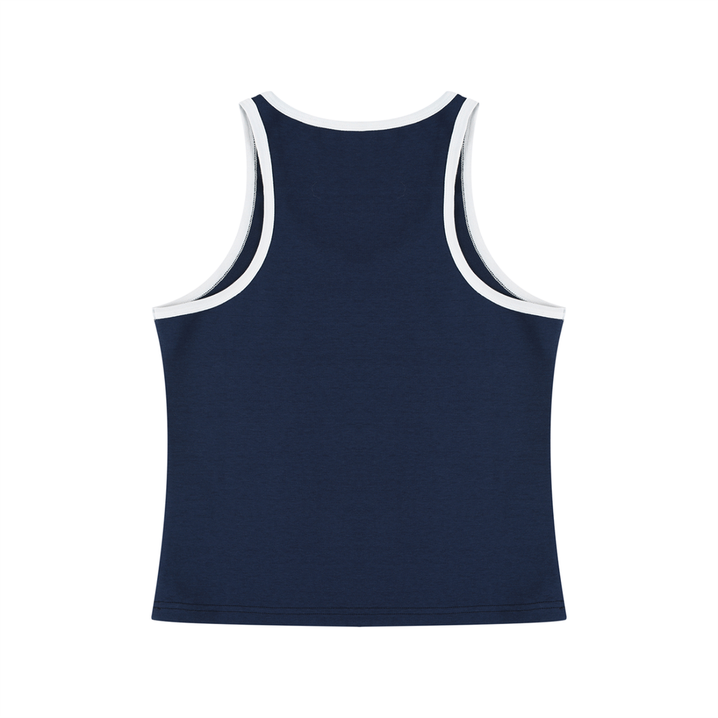 Women's Color Block Crop Top