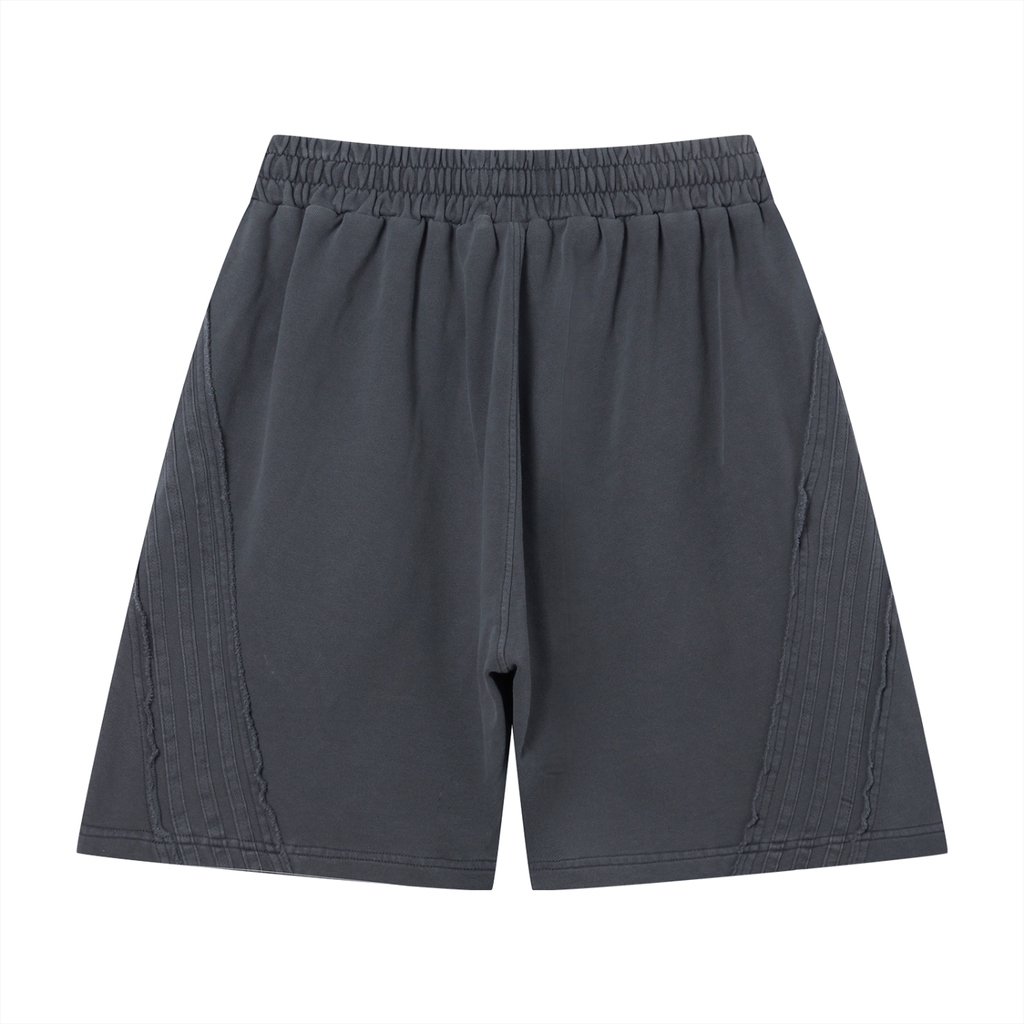 Vintage Wash Raw Edge Shorts
