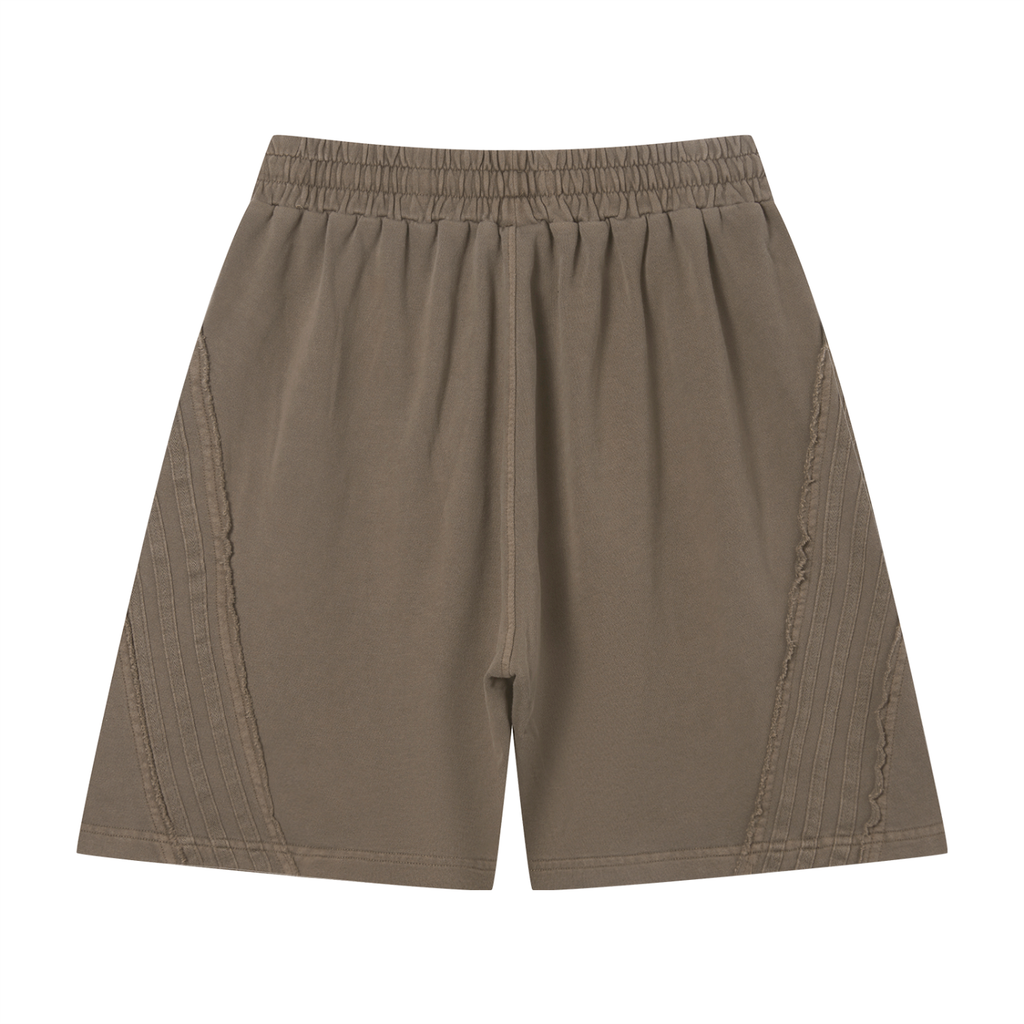 Vintage Wash Raw Edge Shorts