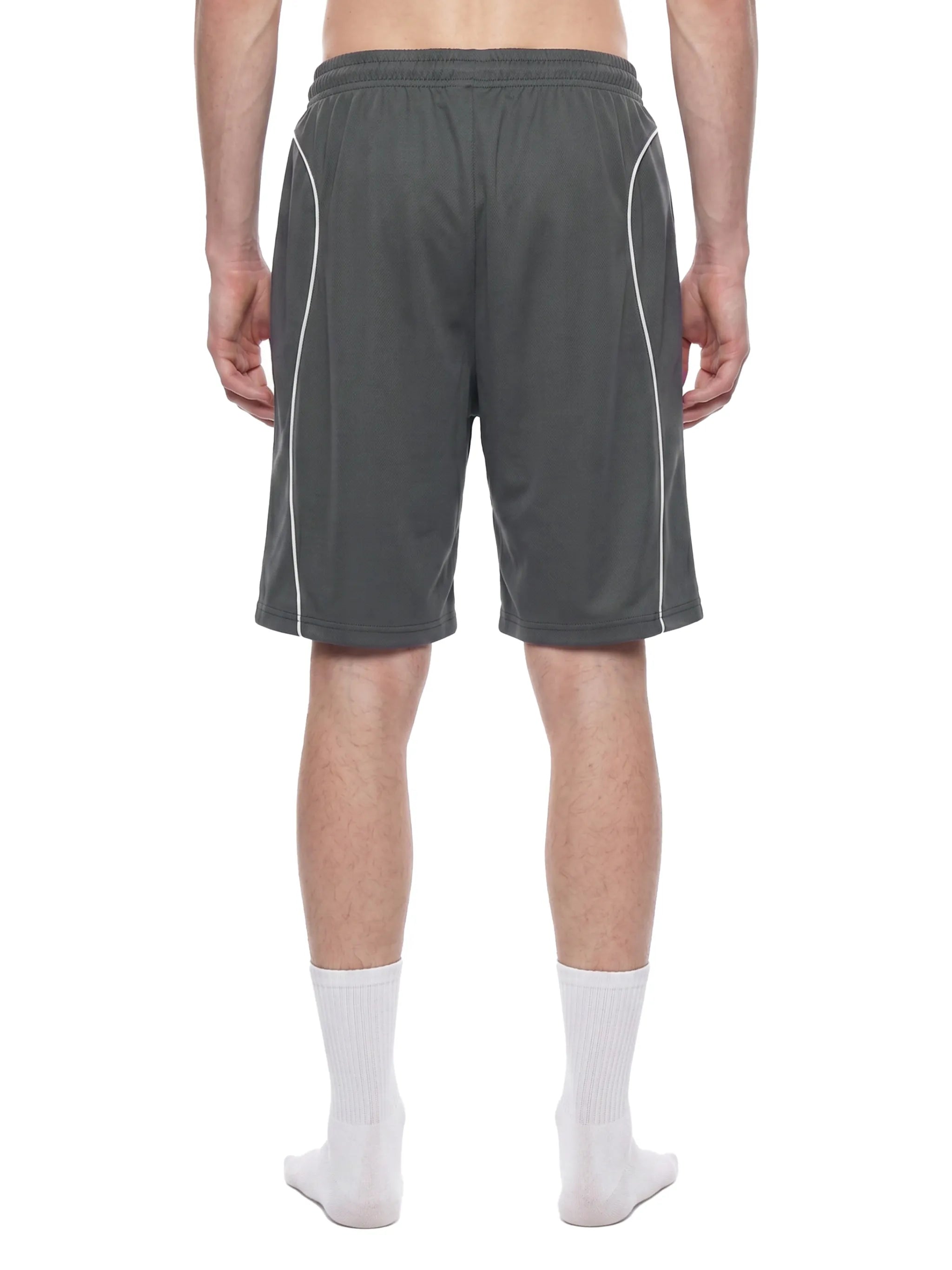 Piping Drawstring Shorts