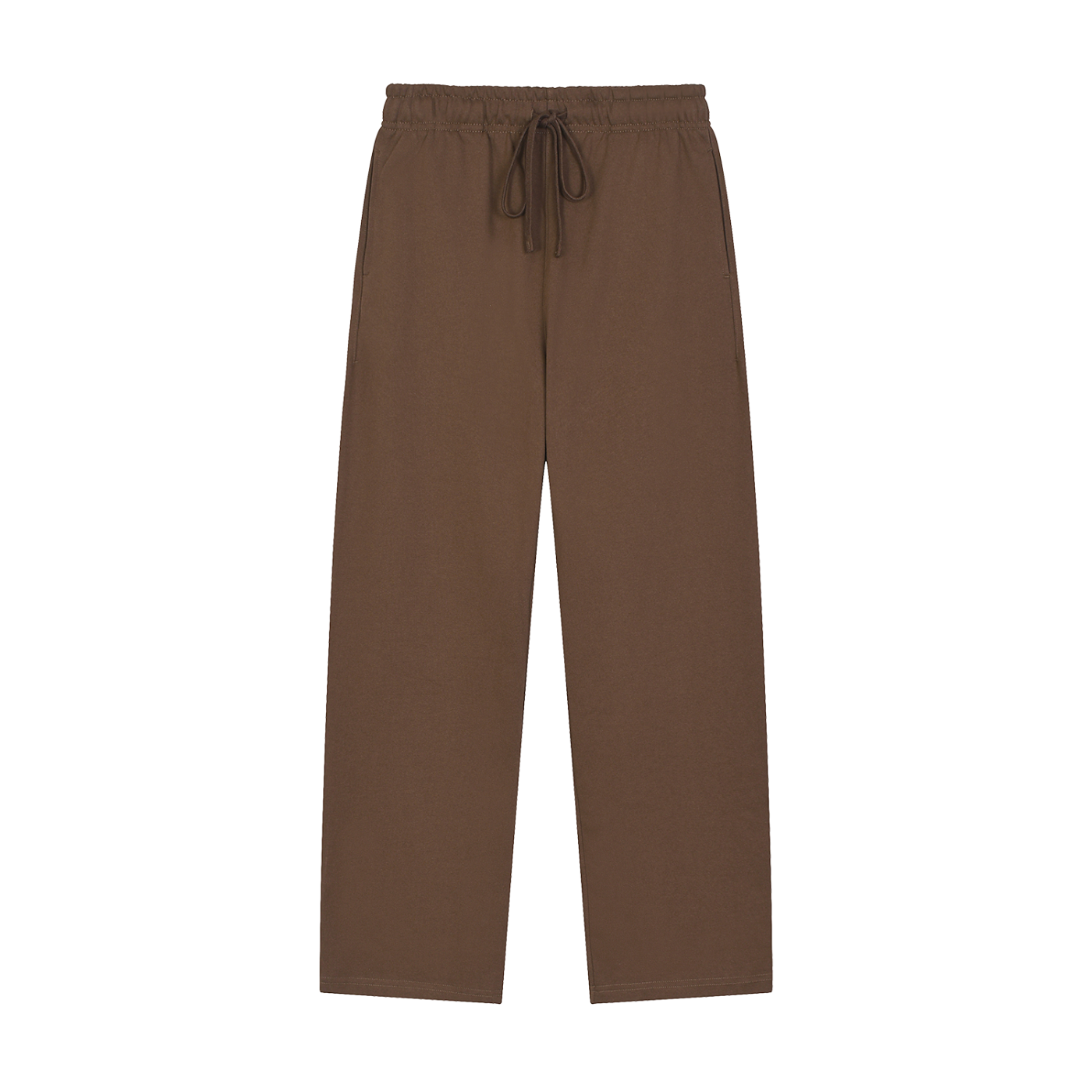 Essential Drawstring Straight-Leg Sweatpants