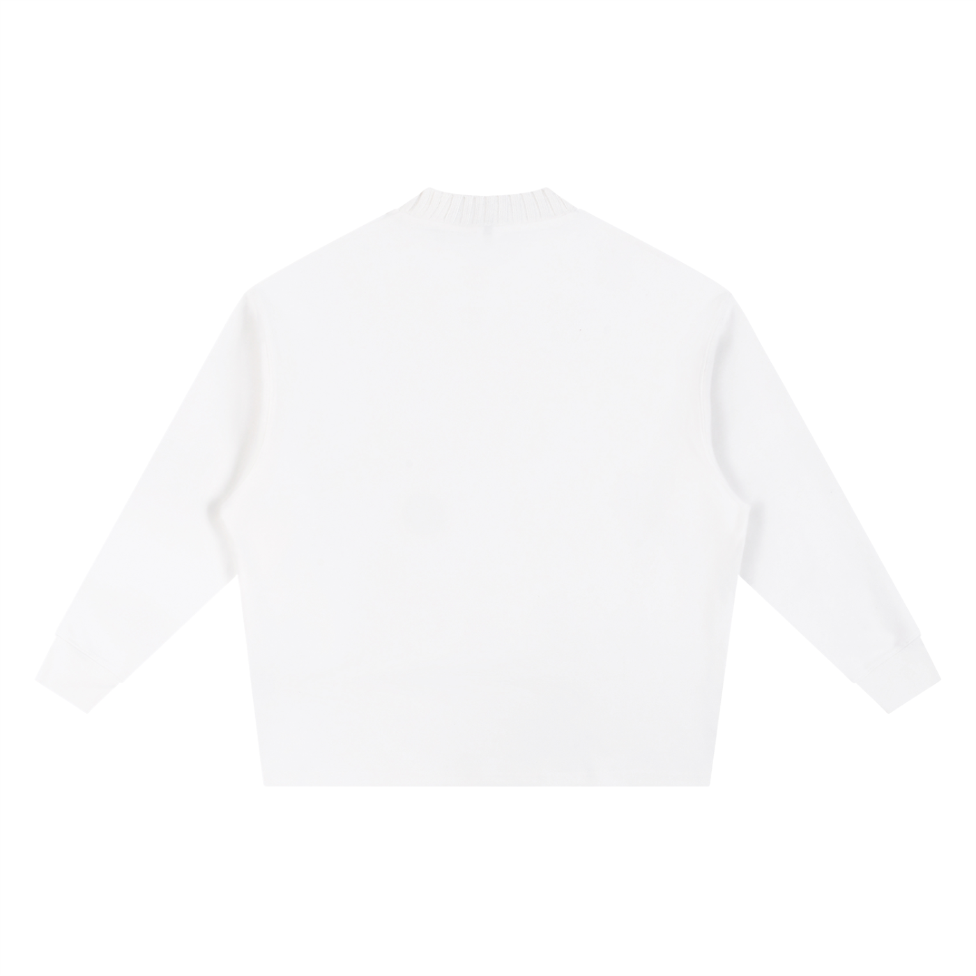 Knitted Round Neck Oversized Sweatshirt