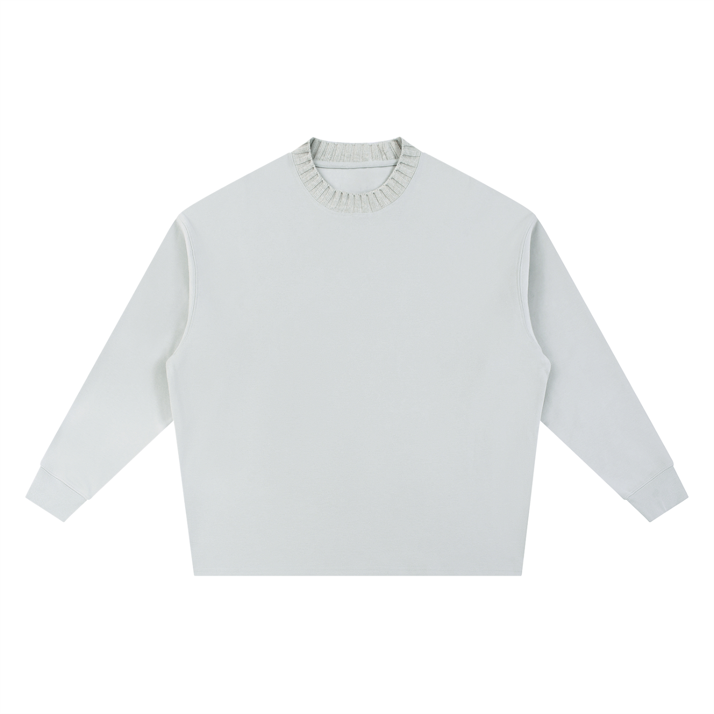 Knitted Round Neck Oversized Sweatshirt