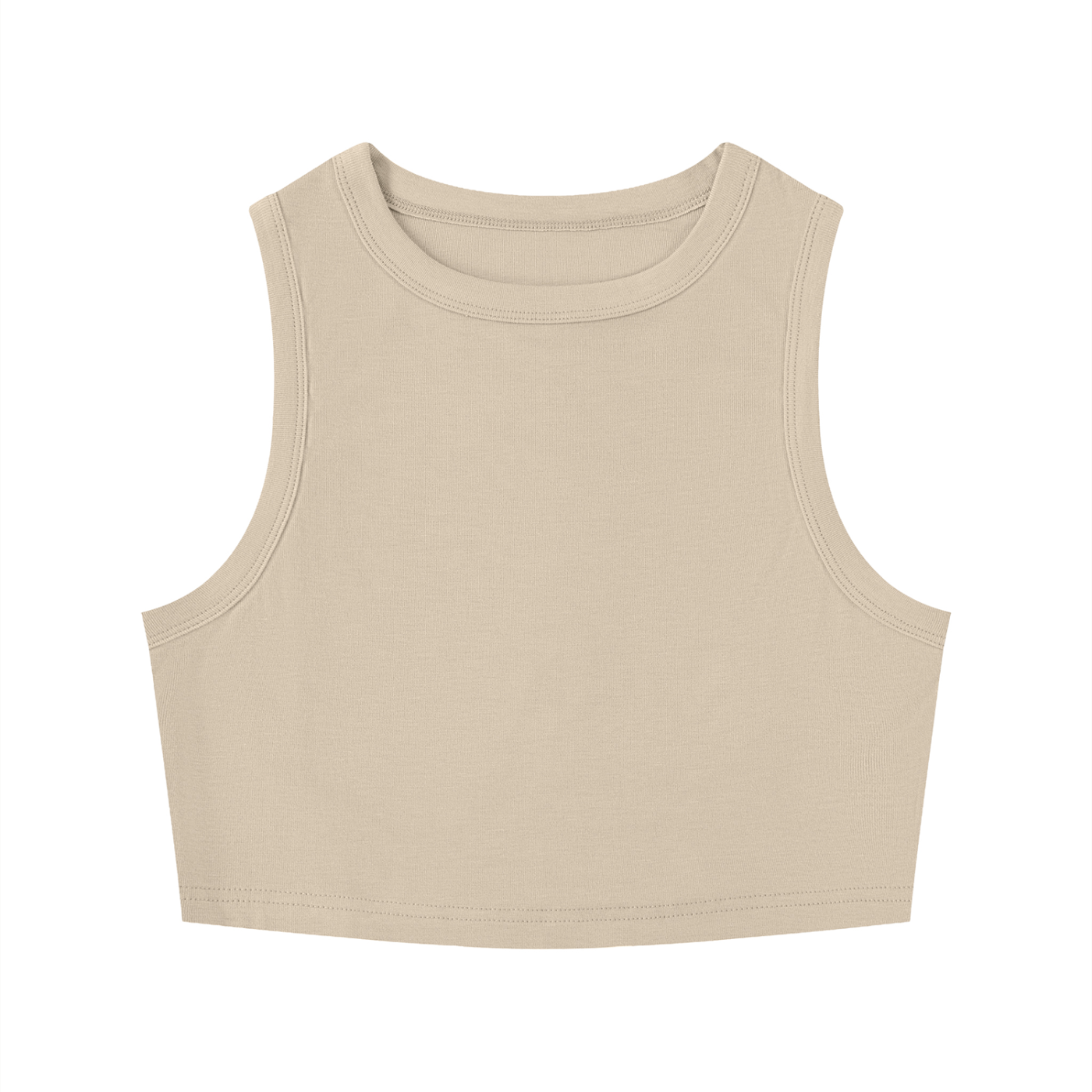 Women's Tight Crewneck Crop Top