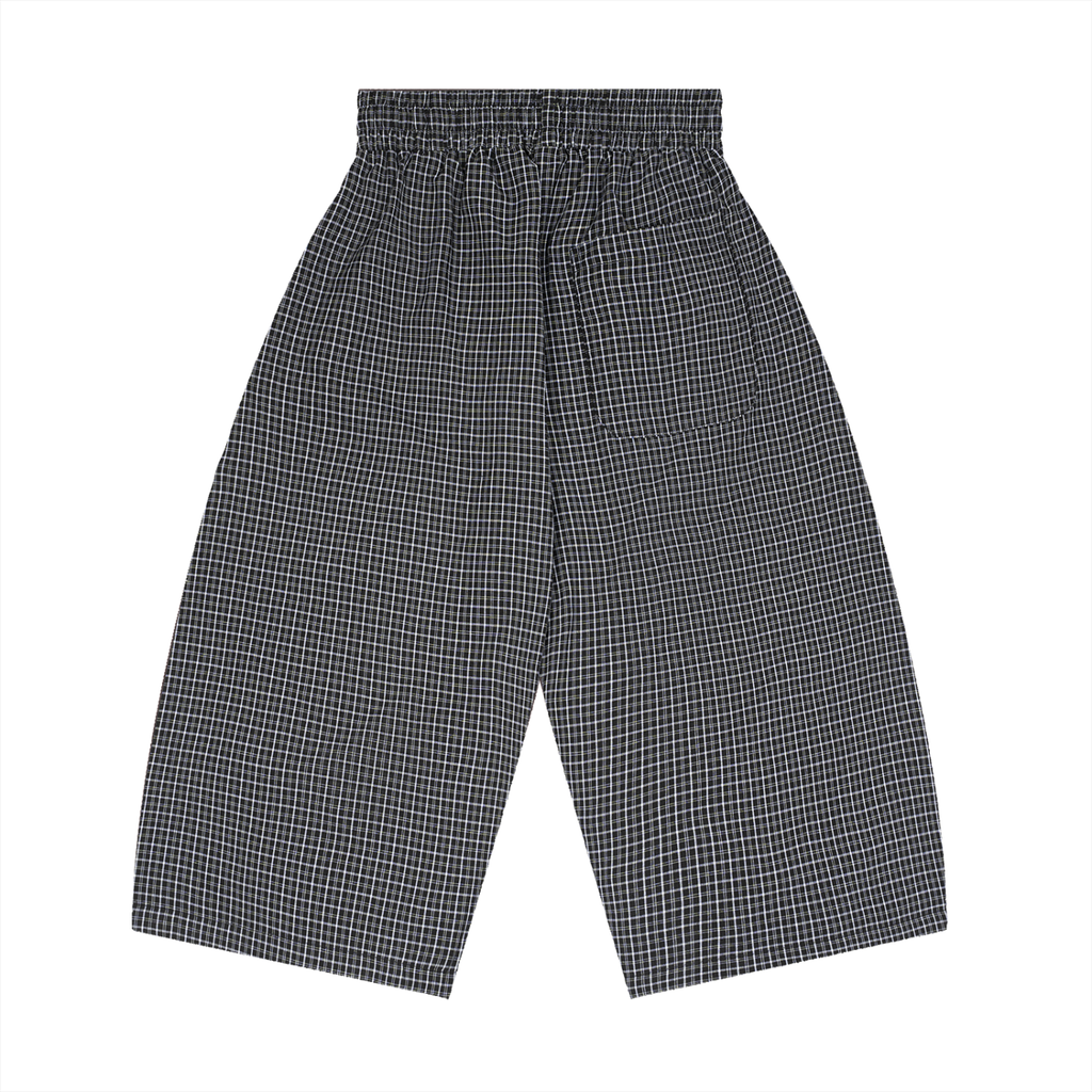 Plaid Loose Capri Shorts