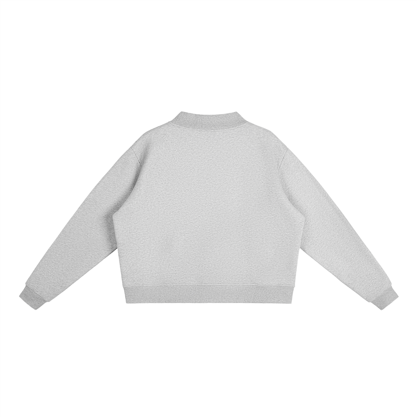 Essential Fleece Mock-Neck Sweatshirt