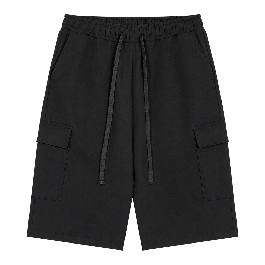 Drawstring Cargo Shorts