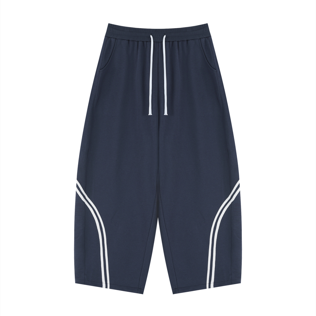 Wide Leg Piping Sweatpants