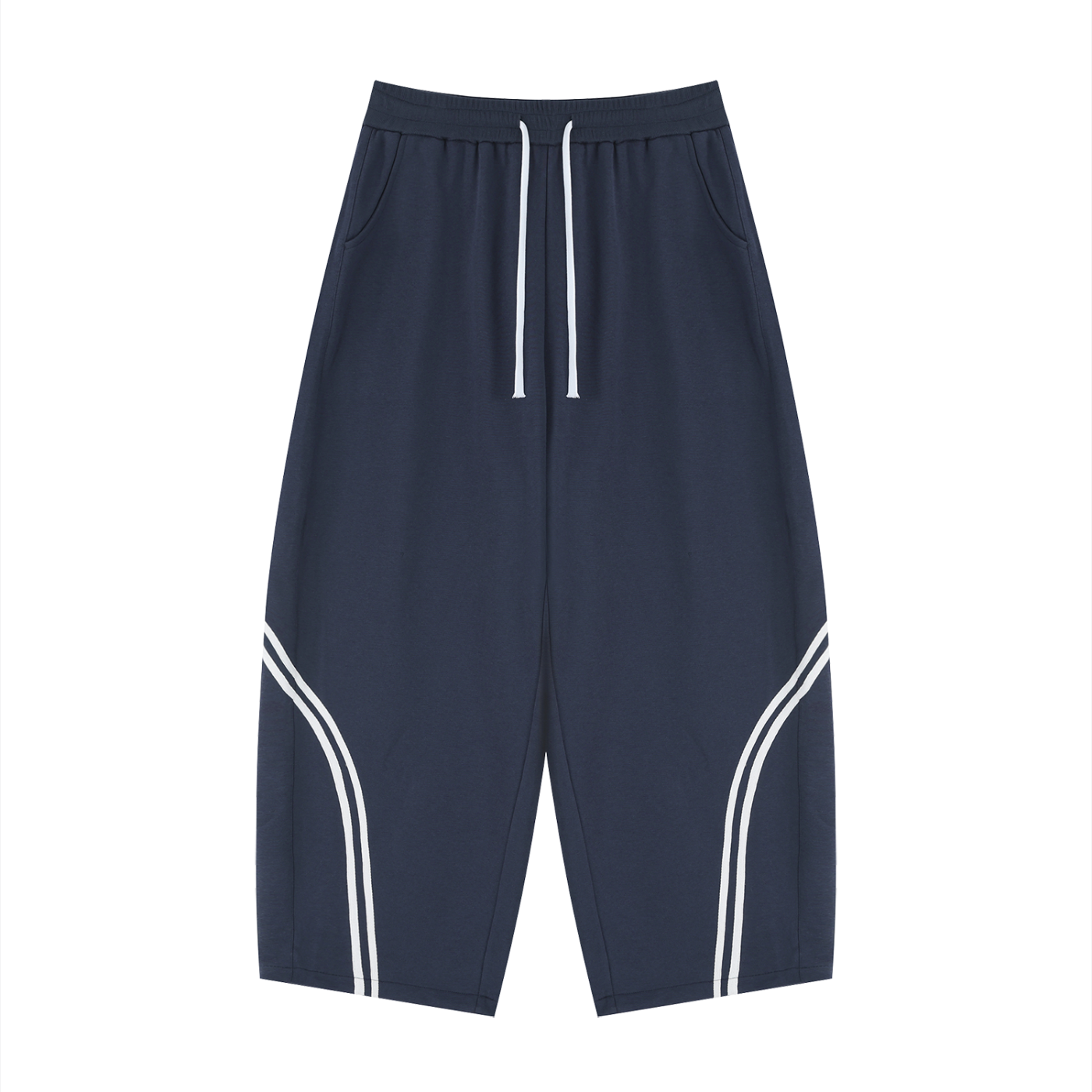 Wide Leg Piping Sweatpants