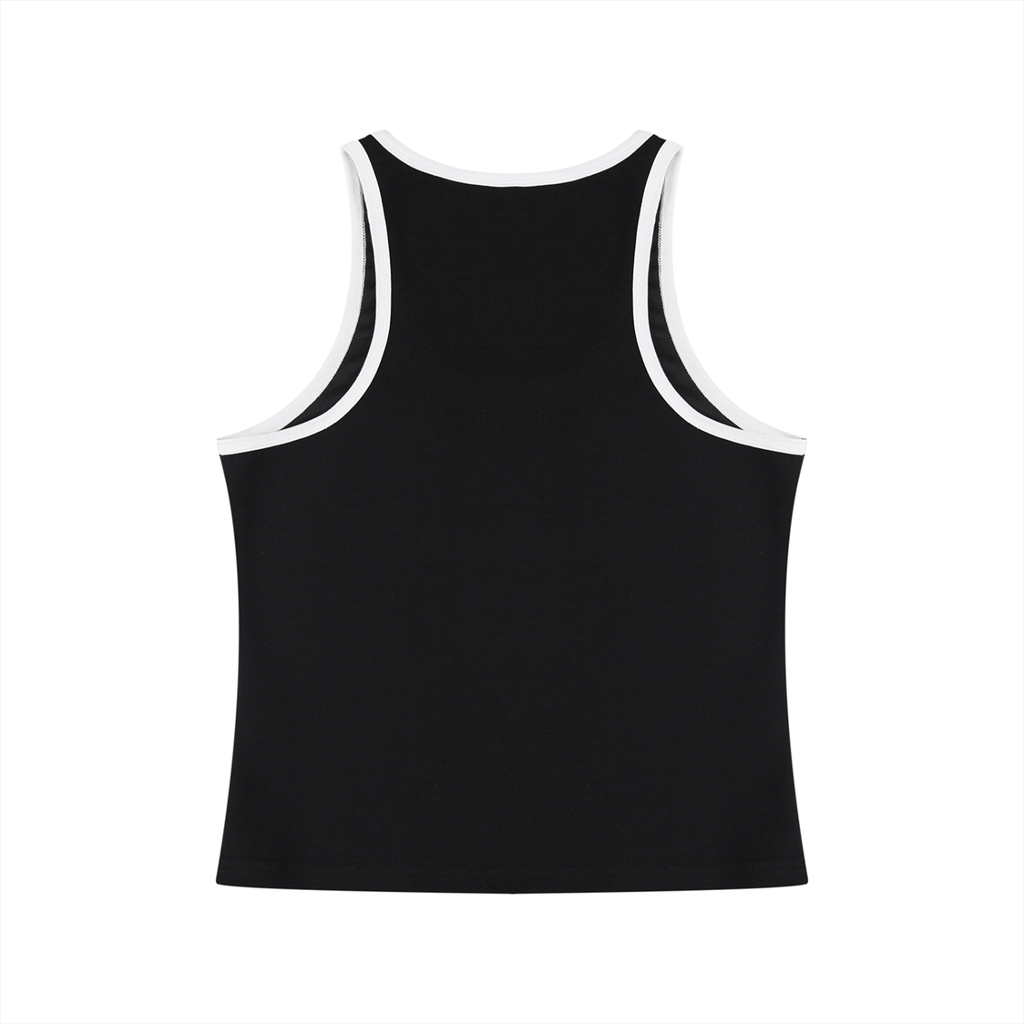Women's Color Block Crop Top